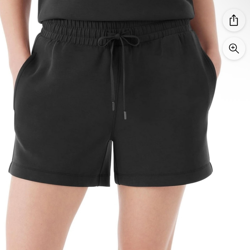 Soft members mark Black Shorts